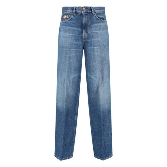Versace Medusa Biggie Jeans Light Blue - NWT - Picture 1 of 5
